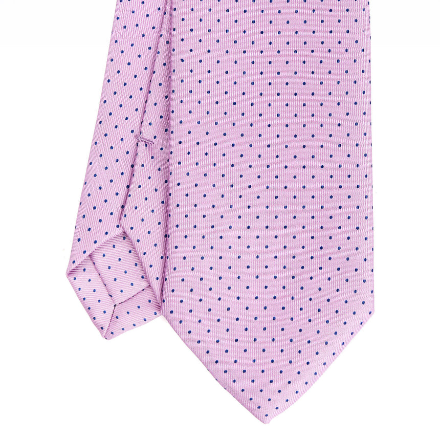LILAC SARTORIAL PRINTED SILK TIE