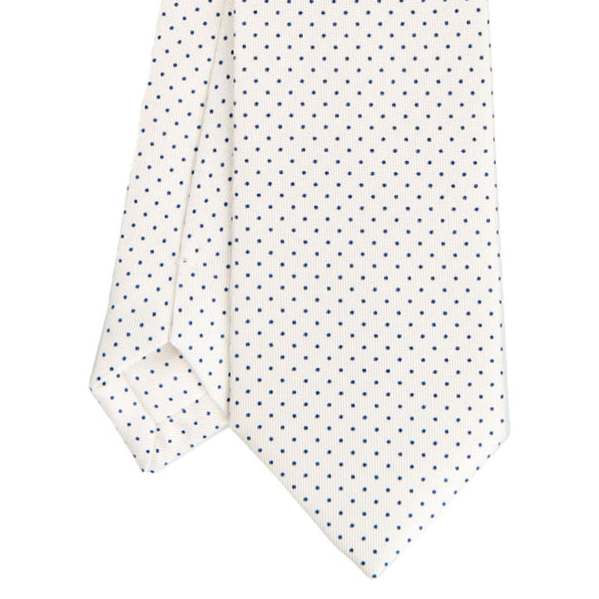 WHITE SARTORIAL CLASSIC SILK TIE