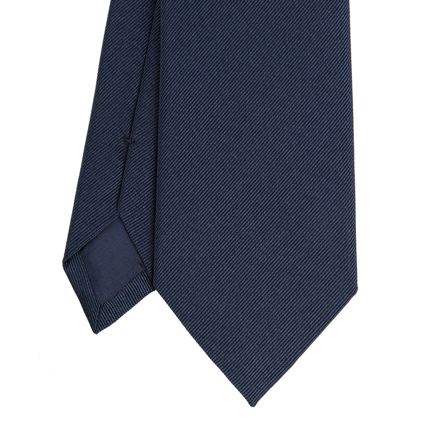 DARK BLUE SARTORIAL JACQUARD SILK TIE