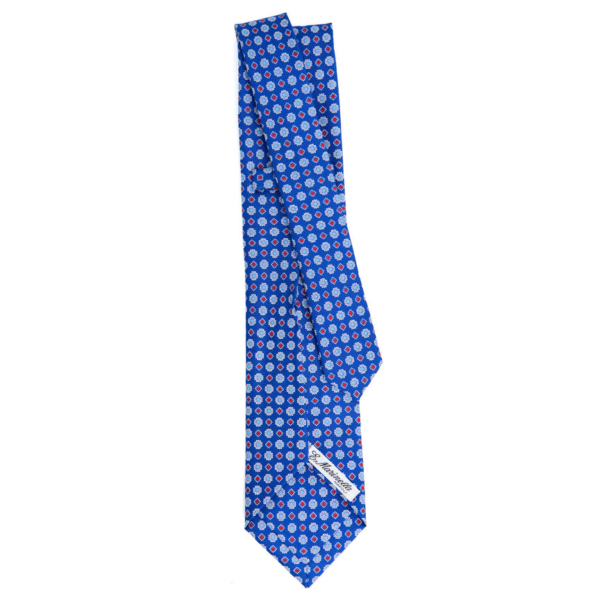 CRAVATTA SARTORIALE 5 PIEGHE IN SETA BLUETTE