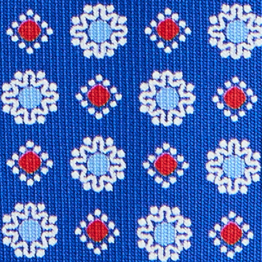 CRAVATTA SARTORIALE 5 PIEGHE IN SETA BLUETTE