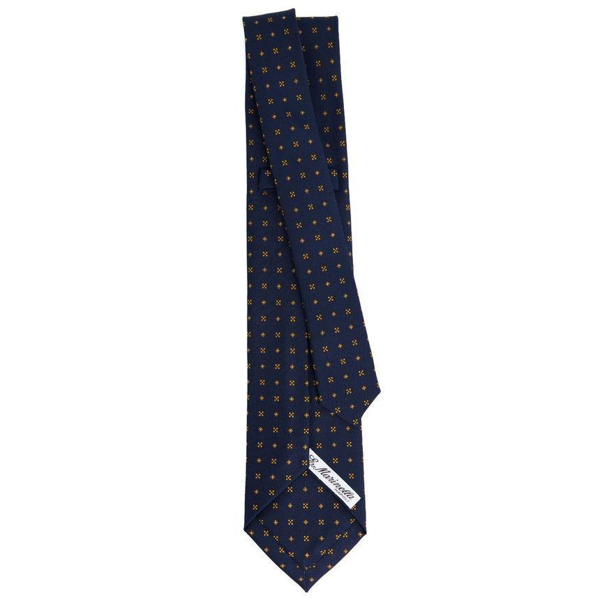 DARK BLUE 5 FOLD SARTORIAL SILK TIE
