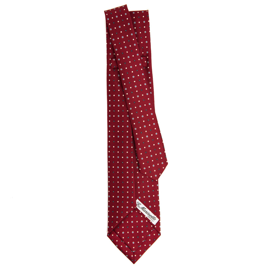 BURGUNDY 5 FOLD SARTORIAL SILK TIE