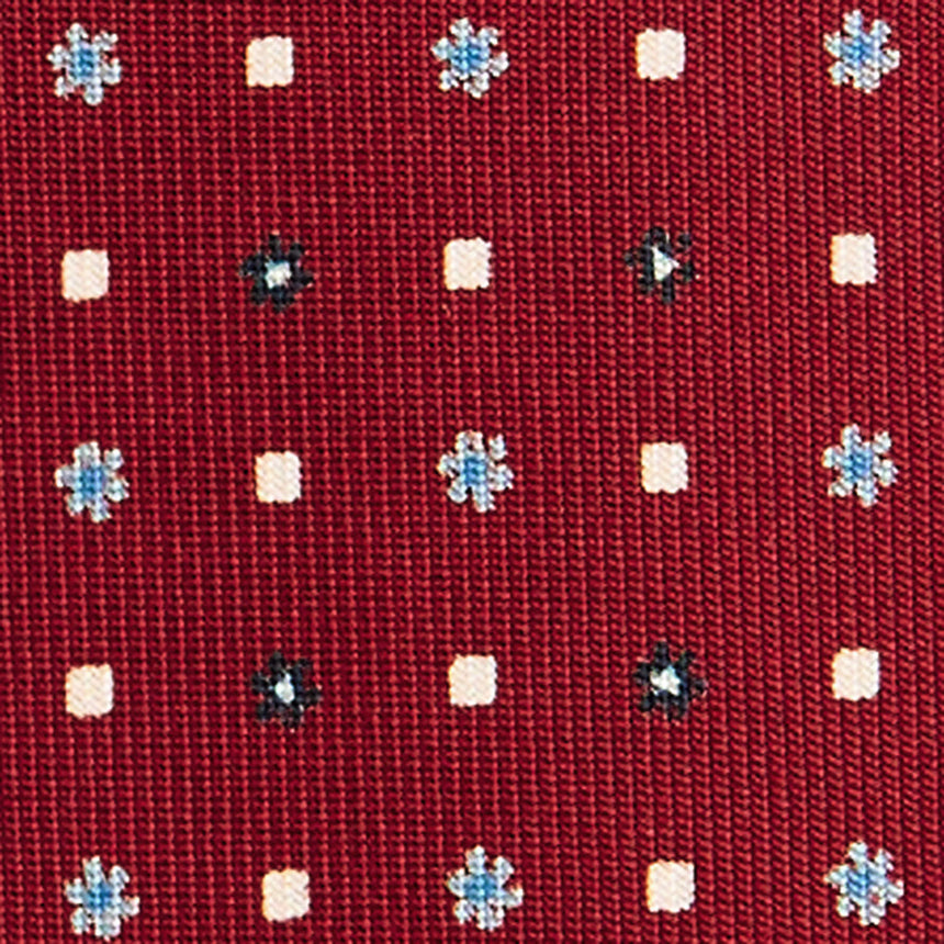 BURGUNDY 5 FOLD SARTORIAL SILK TIE