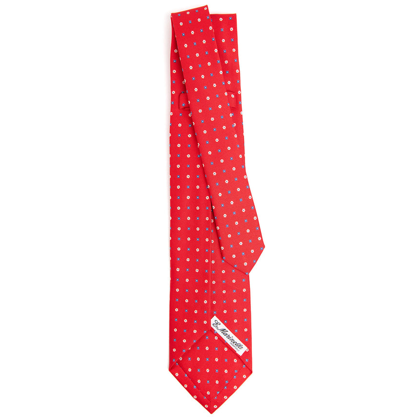 RED 5 FOLD SARTORIAL SILK TIE