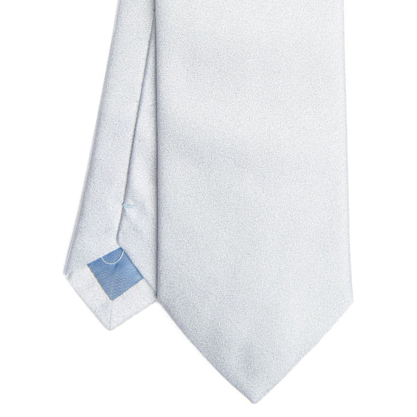 LIGHT BLUE CEREMONIAL SILK SATIN TIE