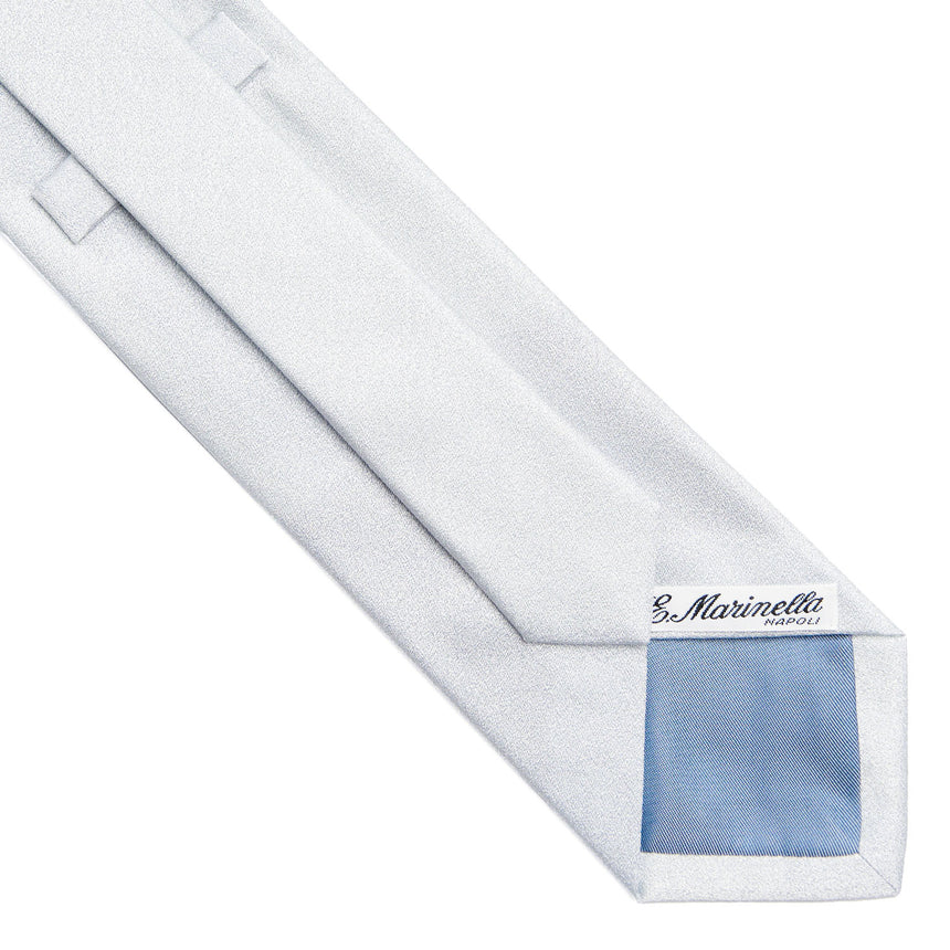 LIGHT BLUE CEREMONIAL SILK SATIN TIE