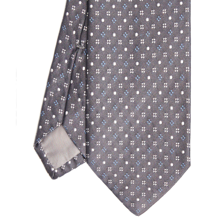 DARK GREY CEREMONIAL SILK SATIN TIE