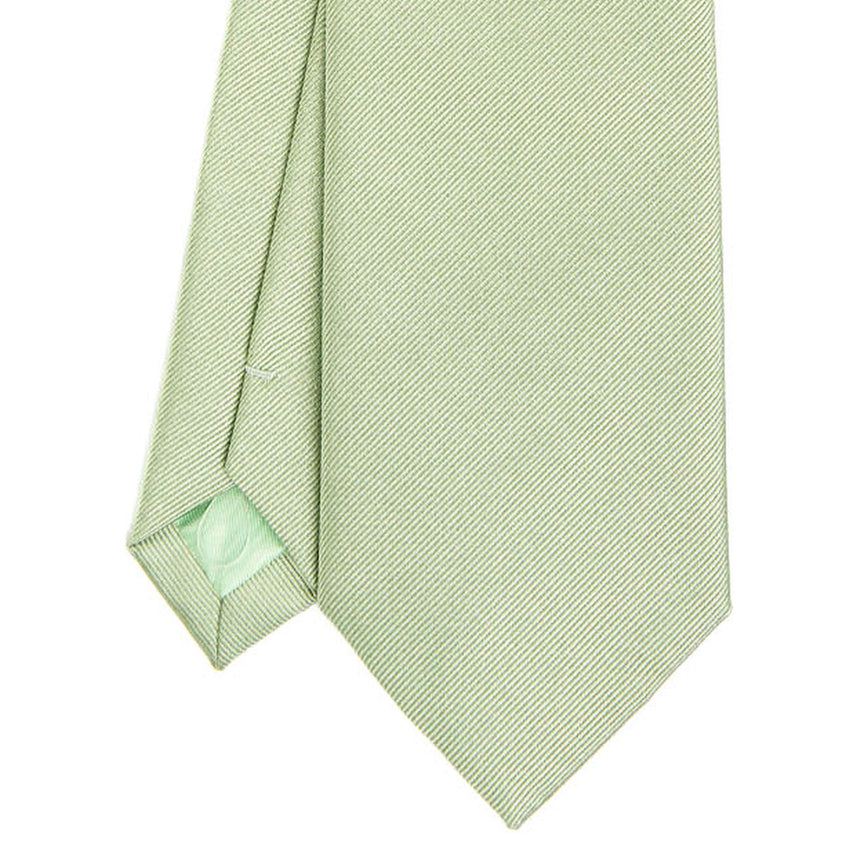 LIGHT GREEN SARTORIAL JACQUARD SILK TIE