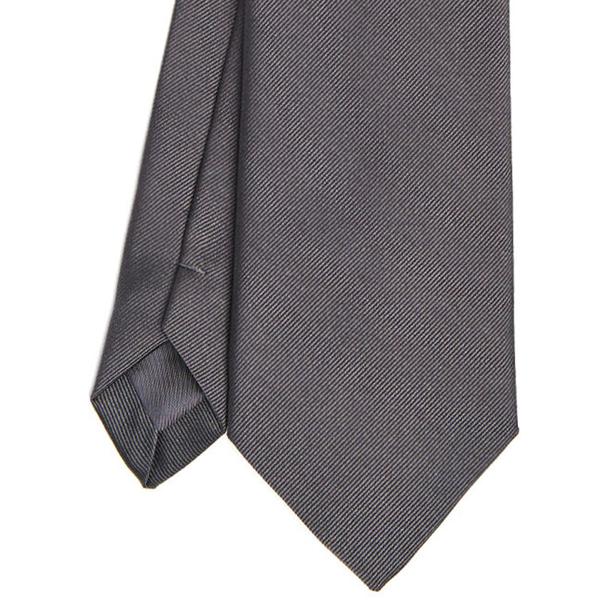 DARK GREY SARTORIAL JACQUARD SILK TIE