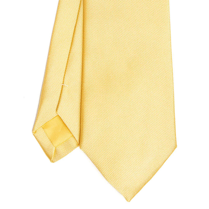 YELLOW SARTORIAL JACQUARD SILK TIE