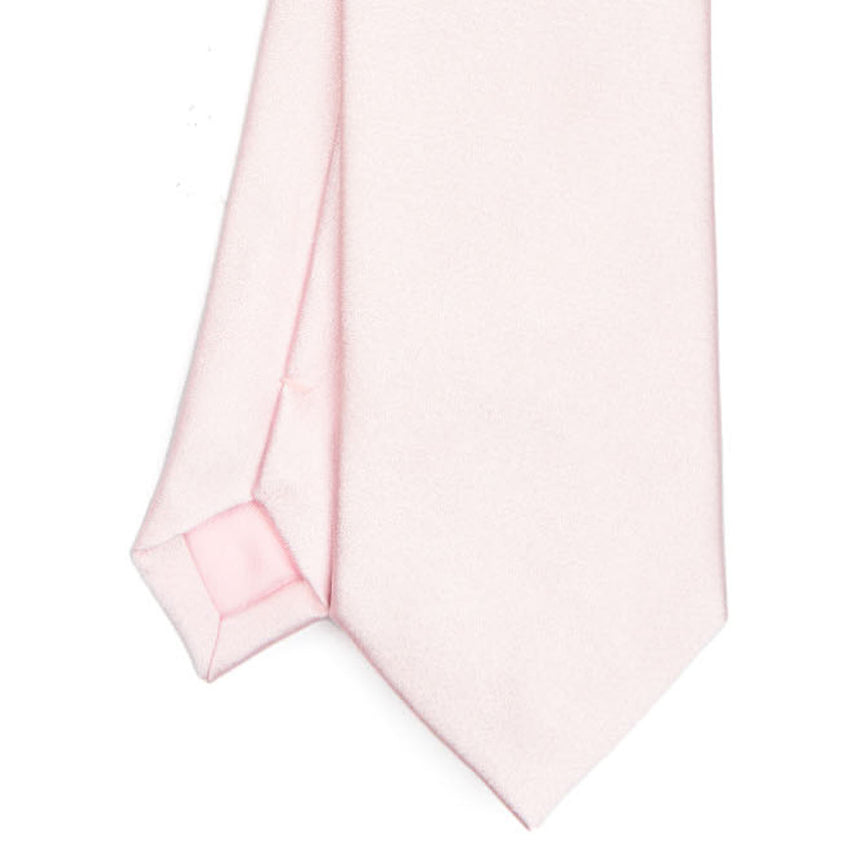 PINK CEREMONIAL SILK SATIN TIE