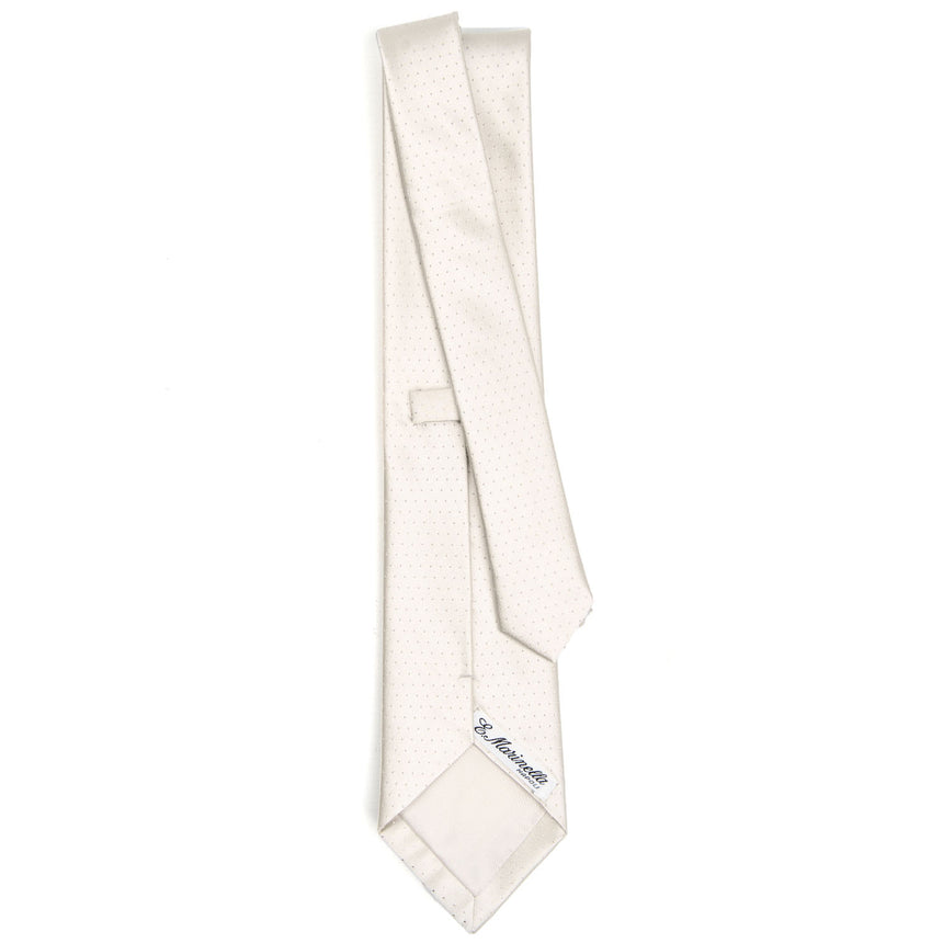 LIGHT GREY CEREMONIAL SILK SATIN TIE