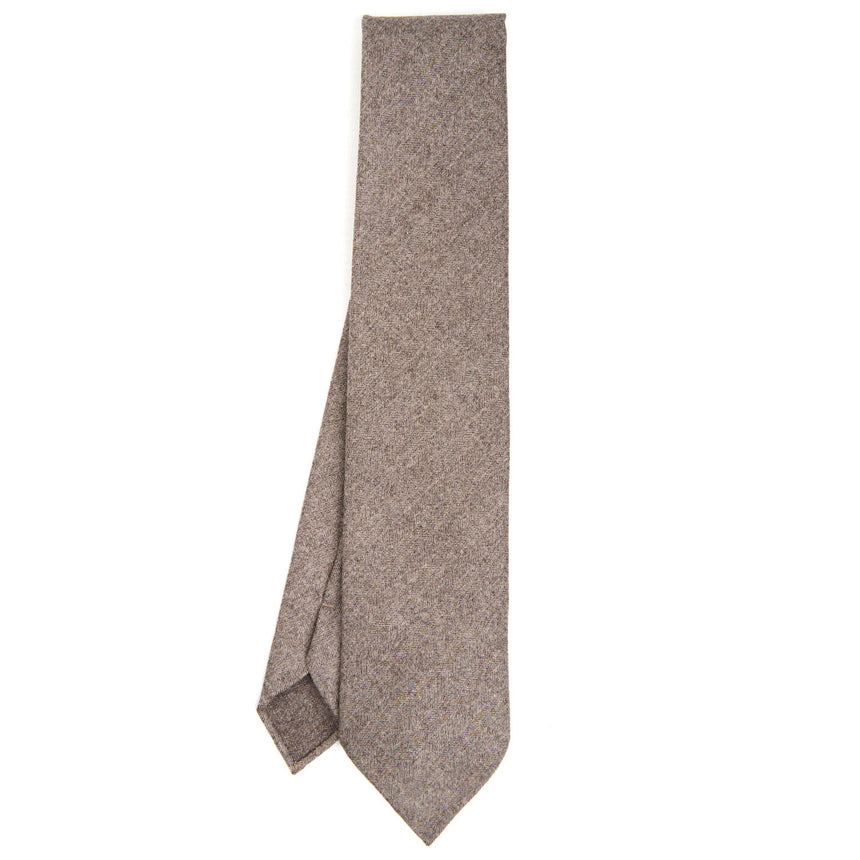 BEIGE SARTORIAL UNLINED WOOL TIE