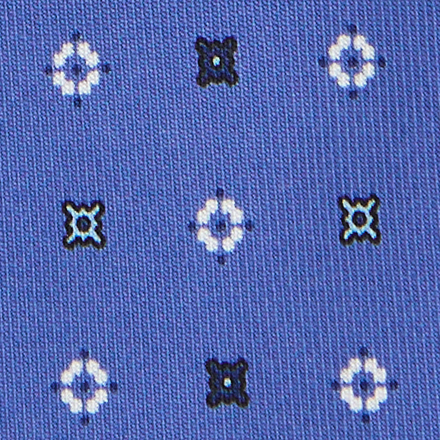 CRAVATTA SARTORIALE 7 CM IN SETA AZZURRO POLVERE