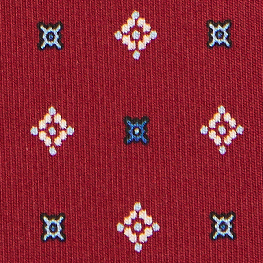 BURGUNDY SARTORIAL 7 CM SILK TIE