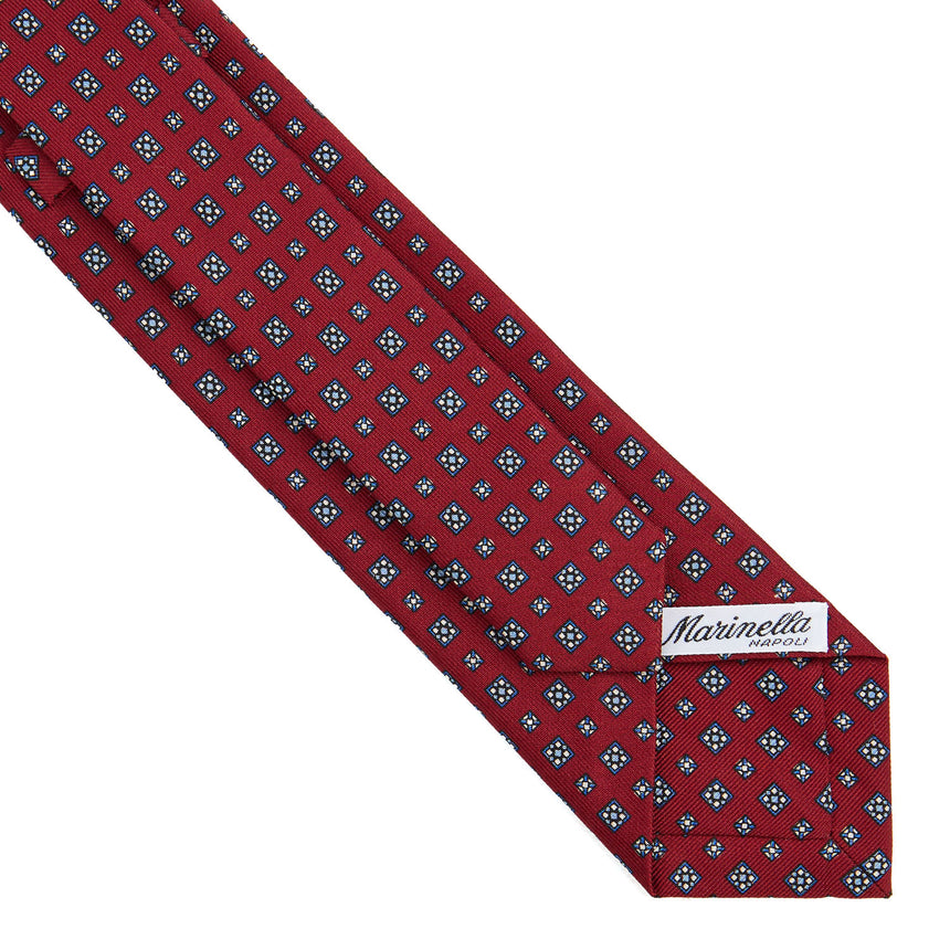 BURGUNDY SARTORIAL 7 CM SILK TIE