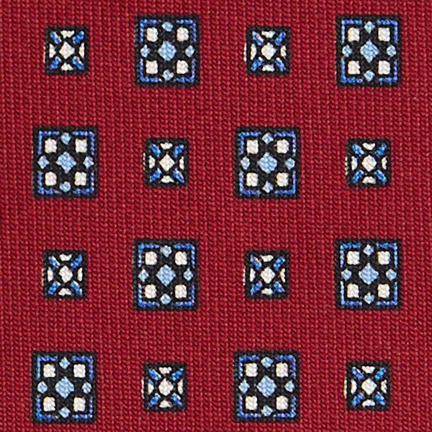 BURGUNDY SARTORIAL 7 CM SILK TIE