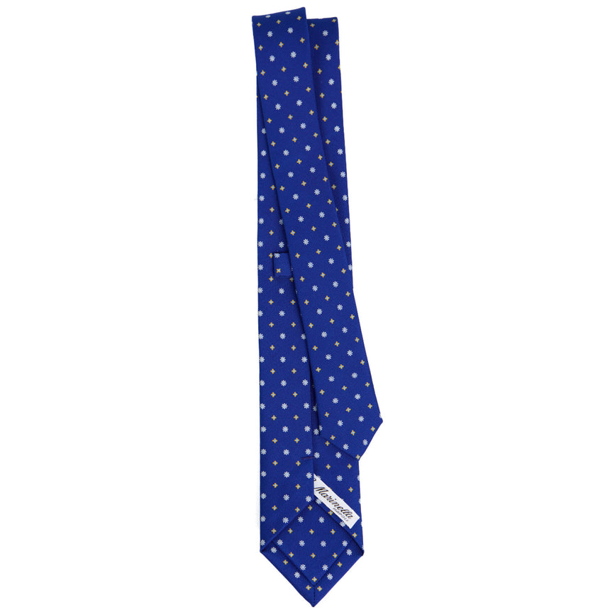 BLUETTE SARTORIAL 7 CM PRINTED SILK TIE