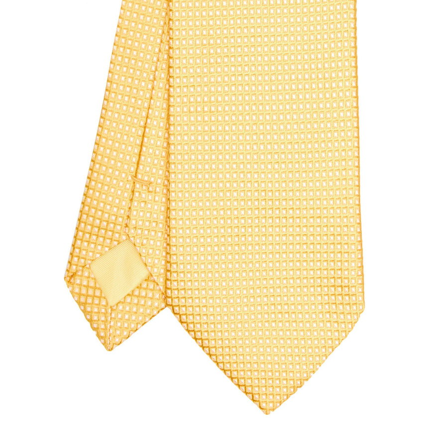 YELLOW CEREMONIAL JACQUARD SILK TIE