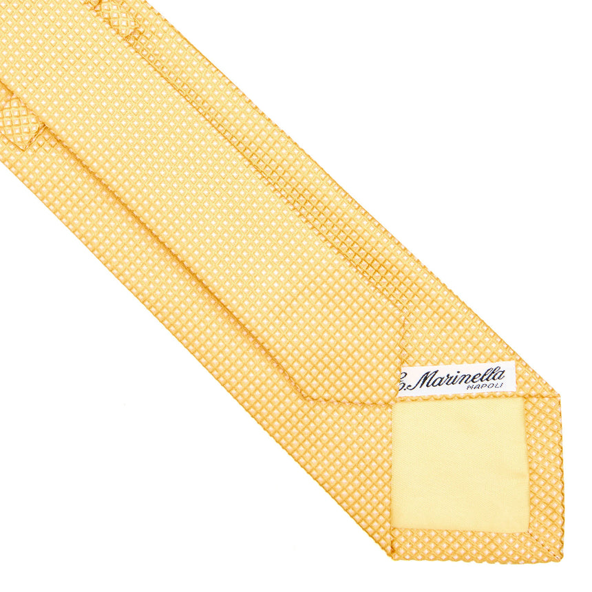 YELLOW CEREMONIAL JACQUARD SILK TIE