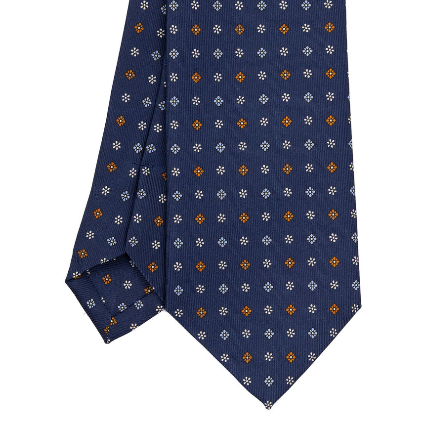 CRAVATTA SARTORIALE CLASSICA IN SETA BLU