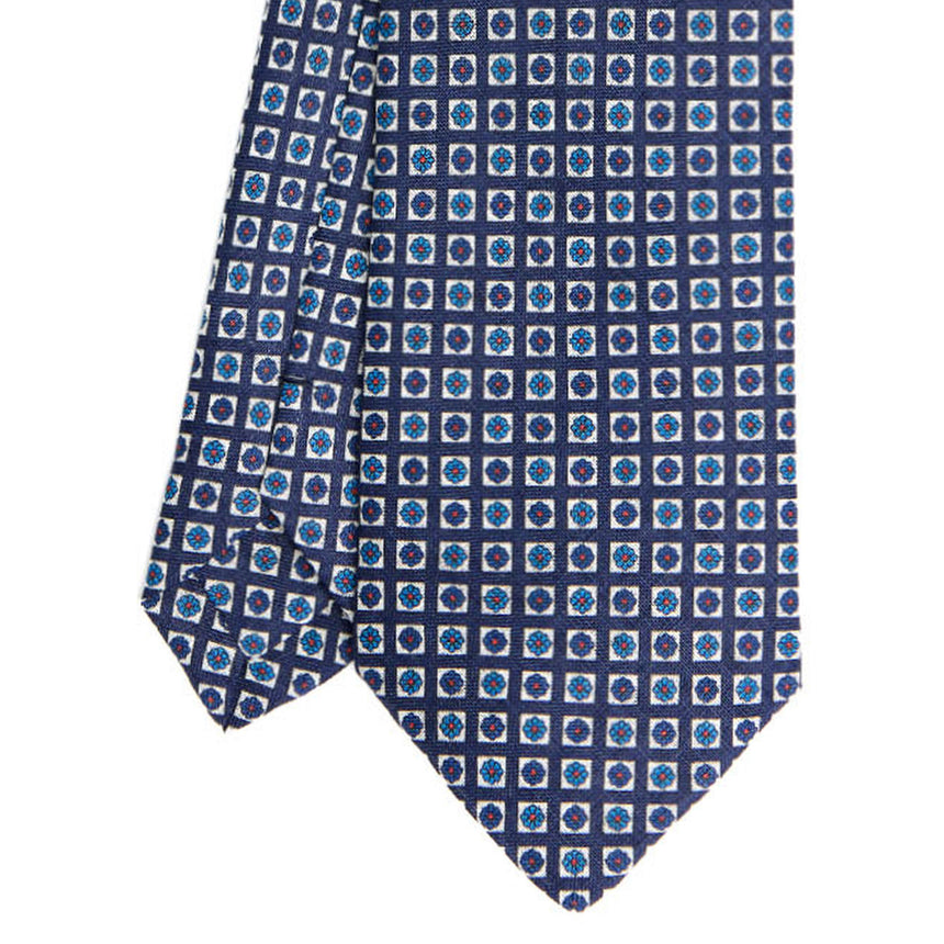 BLUE SARTORIAL LINEN TIE
