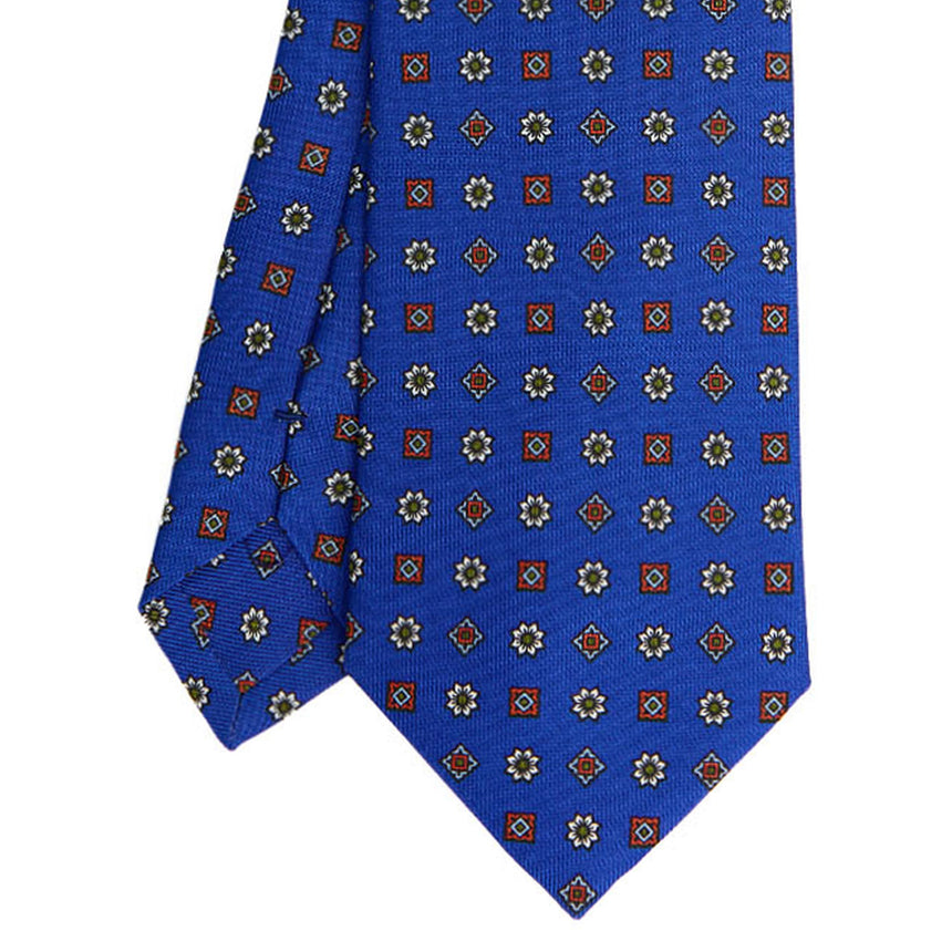 BLUETTE SARTORIAL PRINTED SILK TIE