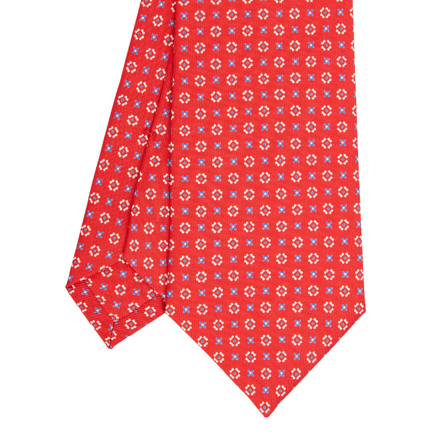 CRAVATTA SARTORIALE CLASSICA IN SETA ROSSA