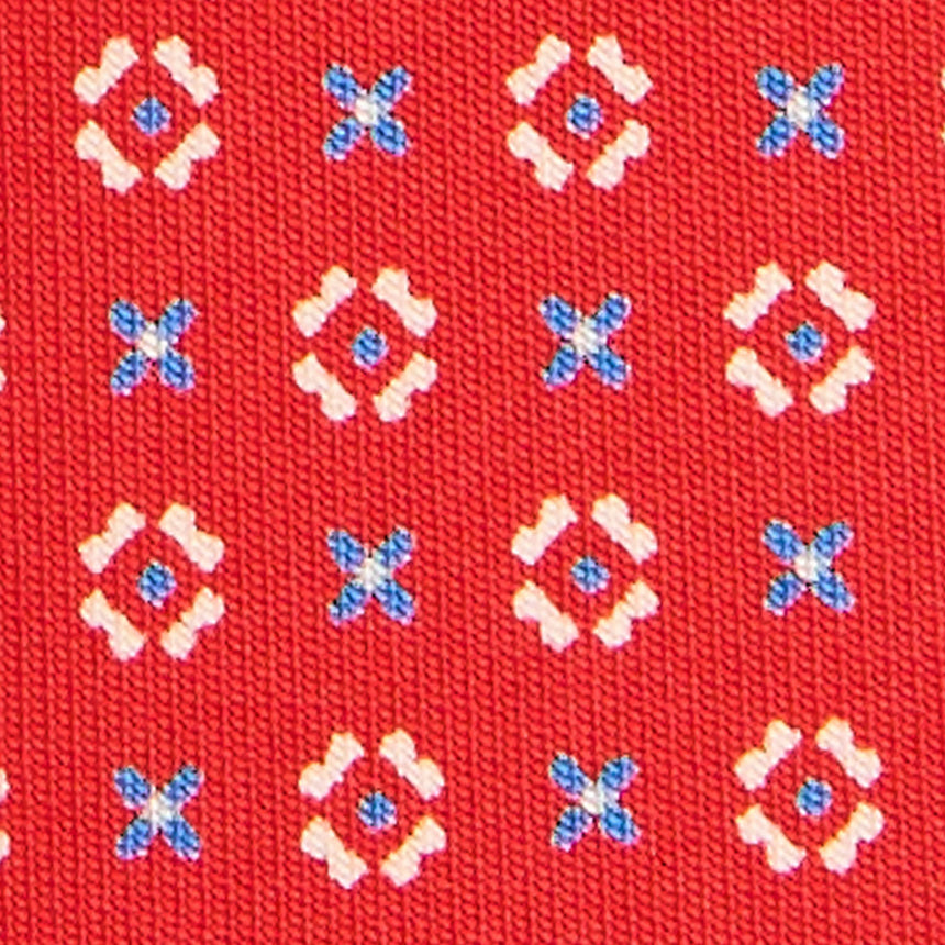 CRAVATTA SARTORIALE CLASSICA IN SETA ROSSA