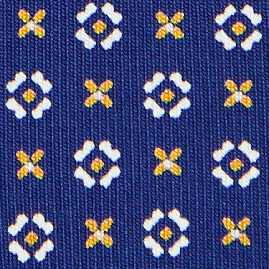 CRAVATTA SARTORIALE CLASSICA IN SETA BLU