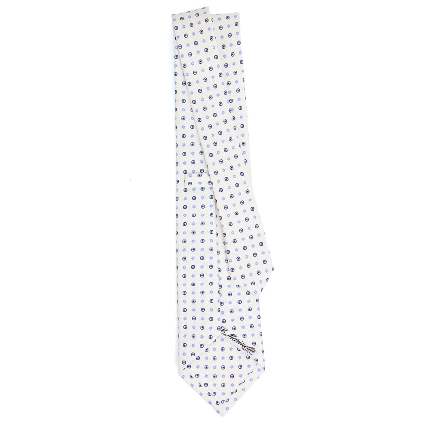 WHITE SARTORIAL CLASSIC SILK TIE