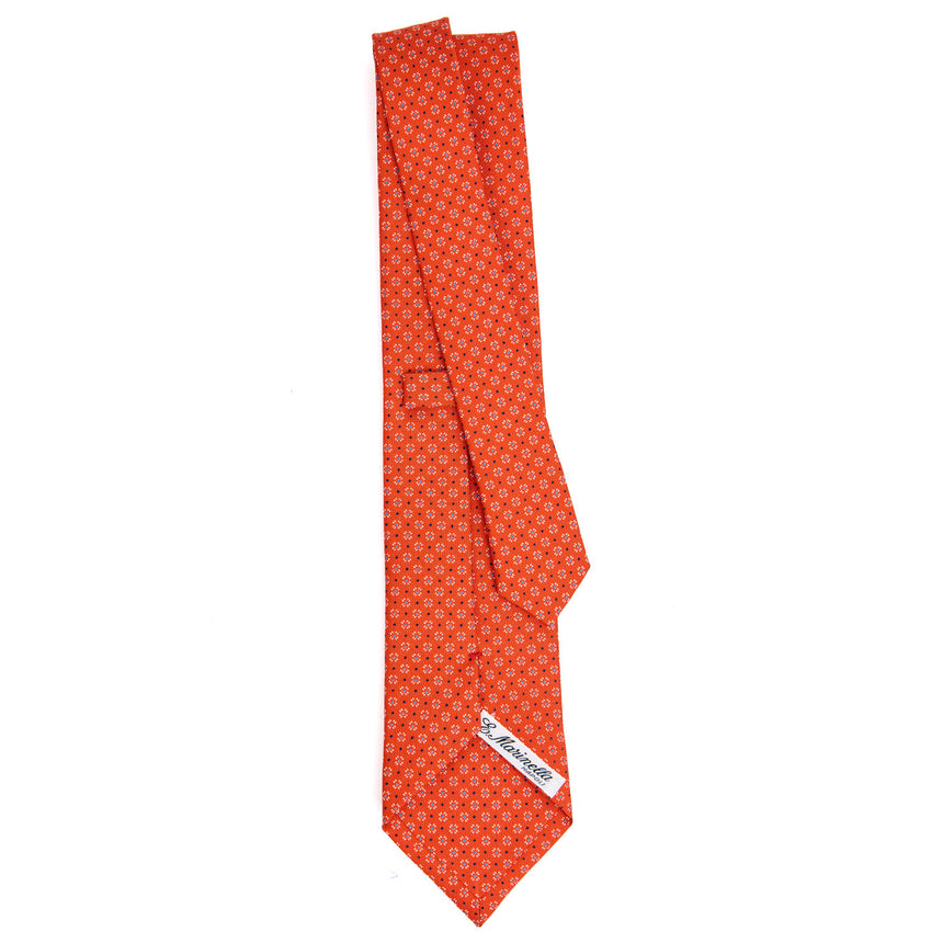 CRAVATTA SARTORIALE CLASSICA IN SETA ARANCIONE