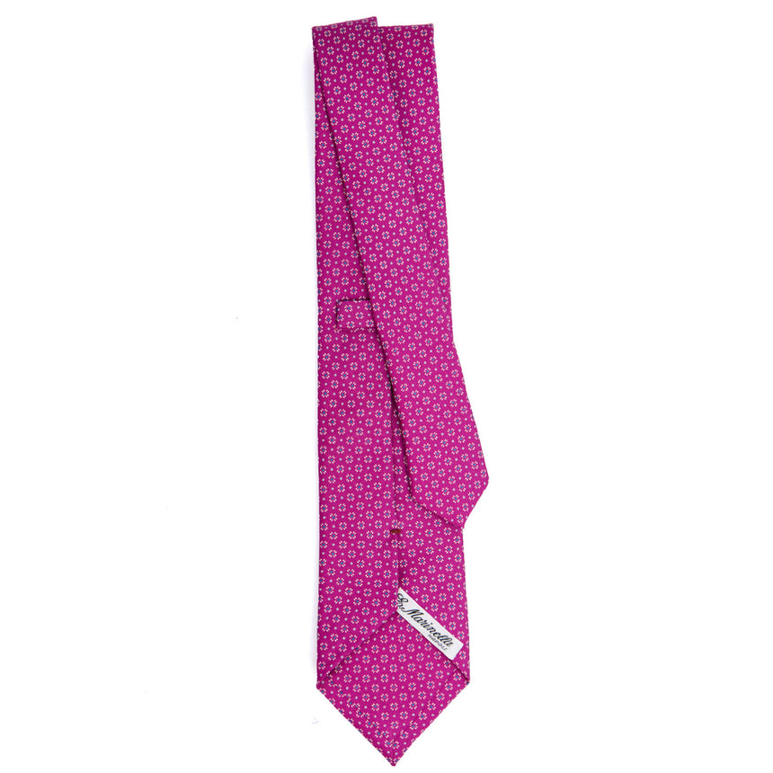 CRAVATTA SARTORIALE CLASSICA IN SETA FUCSIA