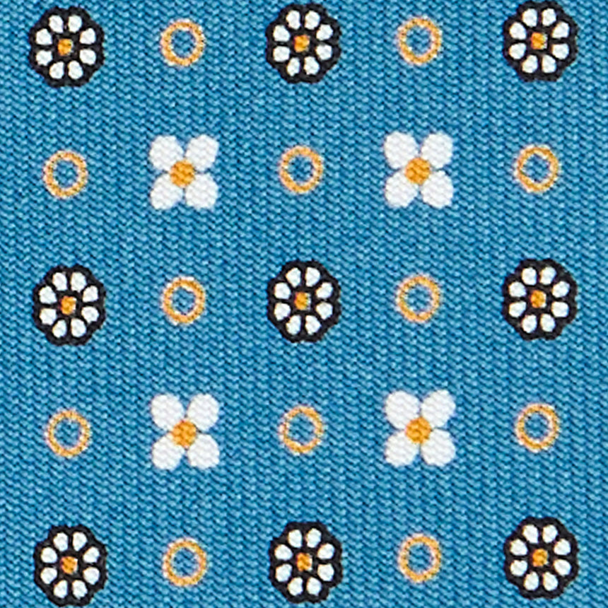 CRAVATTA SARTORIALE CLASSICA IN SETA BLU MEDIO