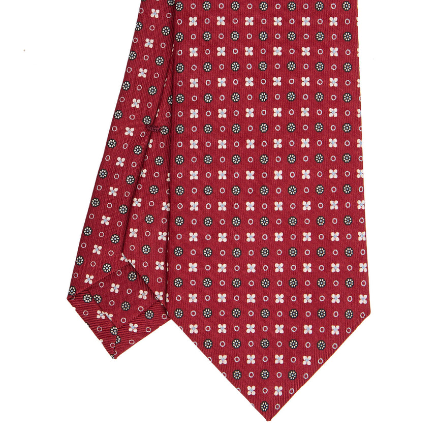CRAVATTA SARTORIALE CLASSICA IN SETA BORDEAUX