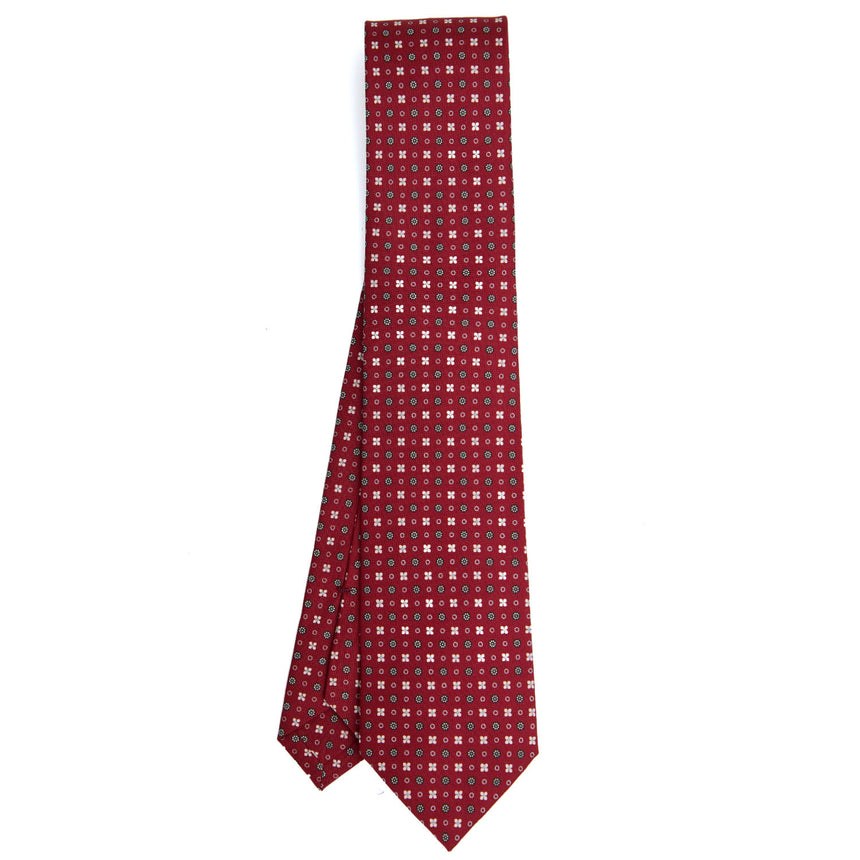 CRAVATTA SARTORIALE CLASSICA IN SETA BORDEAUX