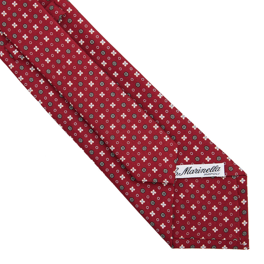 CRAVATTA SARTORIALE CLASSICA IN SETA BORDEAUX