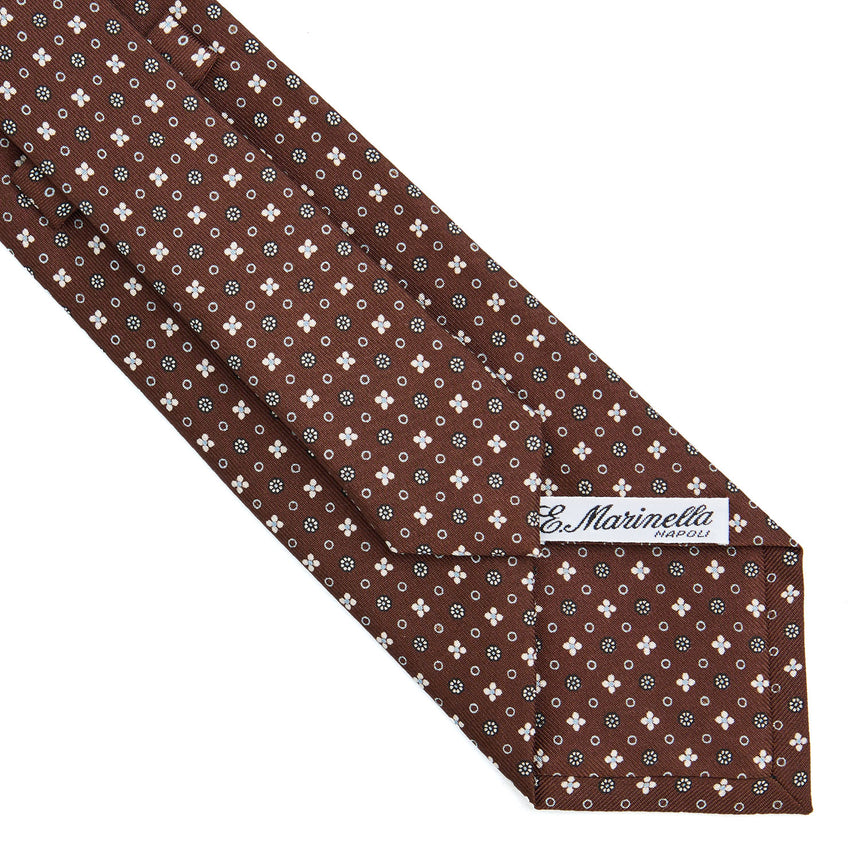 DARK BROWN SARTORIAL CLASSIC SILK TIE