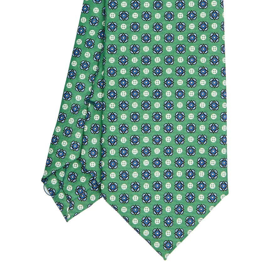 GREEN SARTORIAL CLASSIC SILK TIE