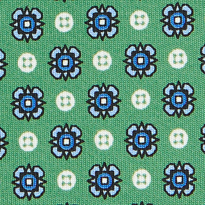 GREEN SARTORIAL CLASSIC SILK TIE