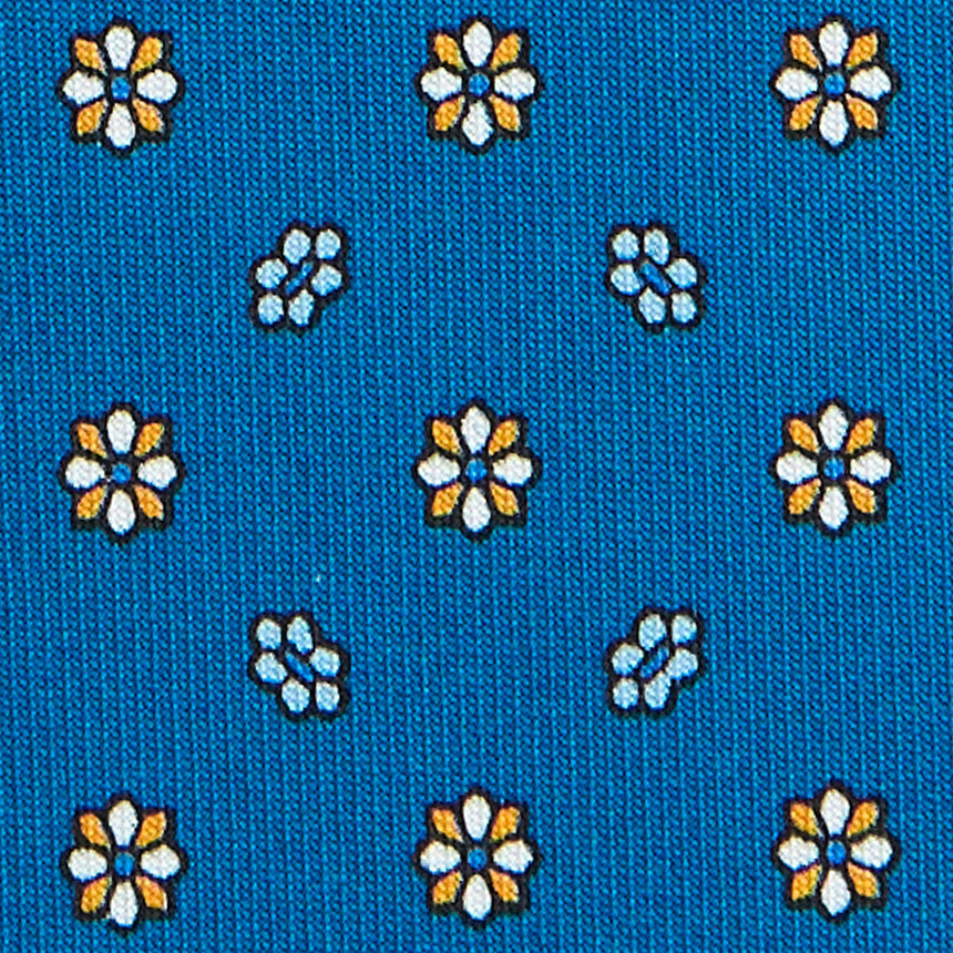 MID BLUE SARTORIAL CLASSIC SILK TIE