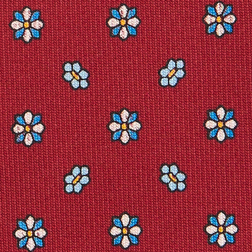 BURGUNDY SARTORIAL CLASSIC SILK TIE