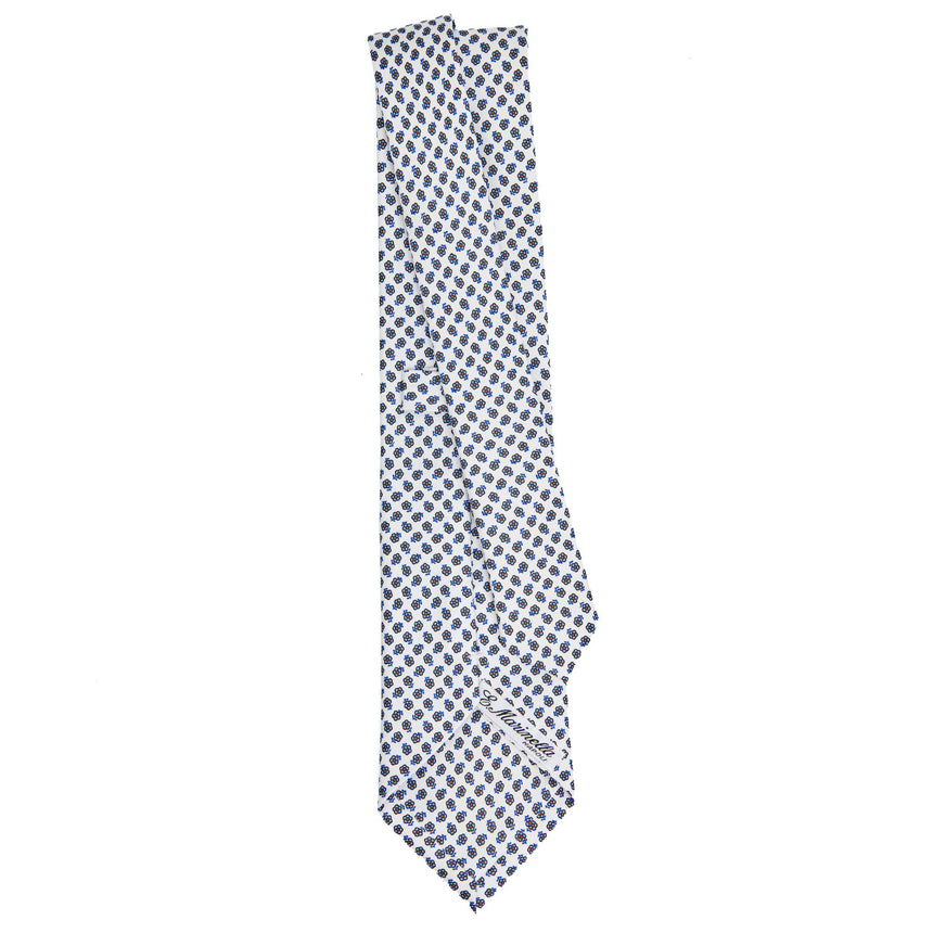 CRAVATTA SARTORIALE CLASSICA IN SETA BIANCA