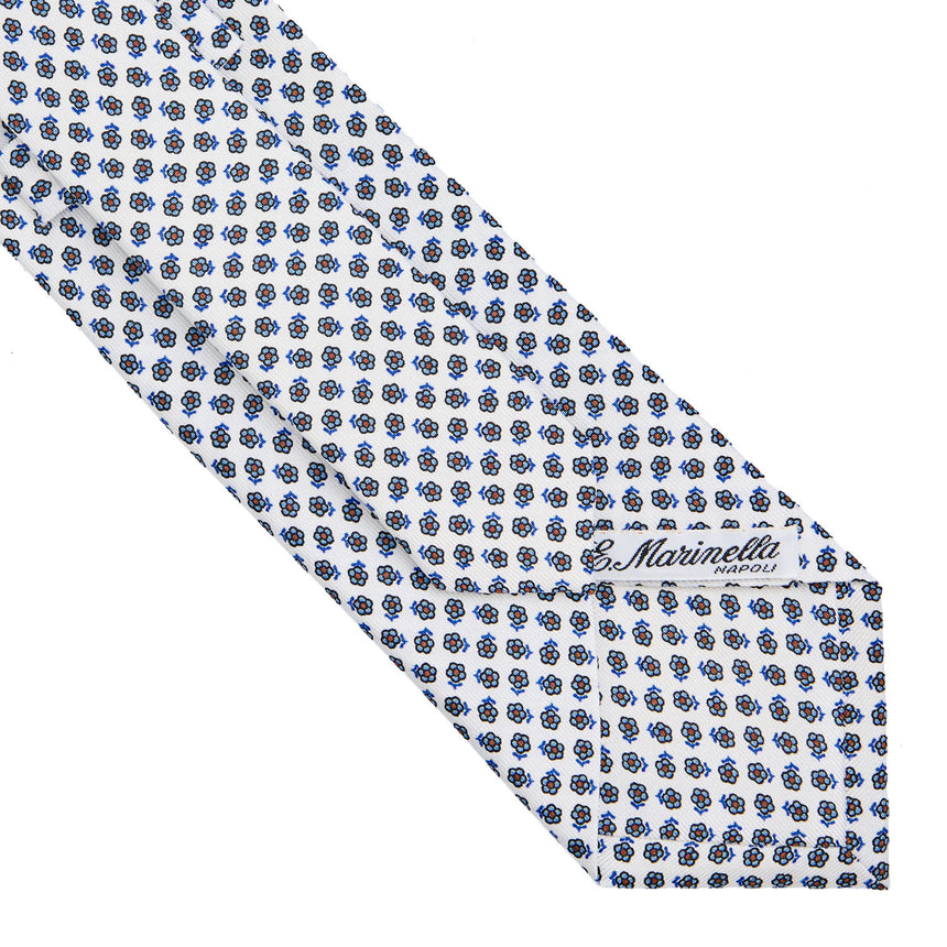 CRAVATTA SARTORIALE CLASSICA IN SETA BIANCA