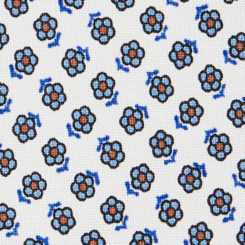 CRAVATTA SARTORIALE CLASSICA IN SETA BIANCA