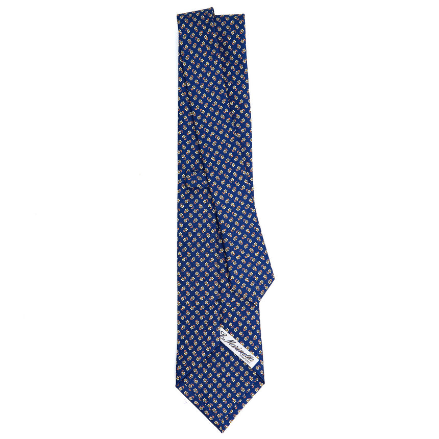 CRAVATTA SARTORIALE CLASSICA IN SETA BLU