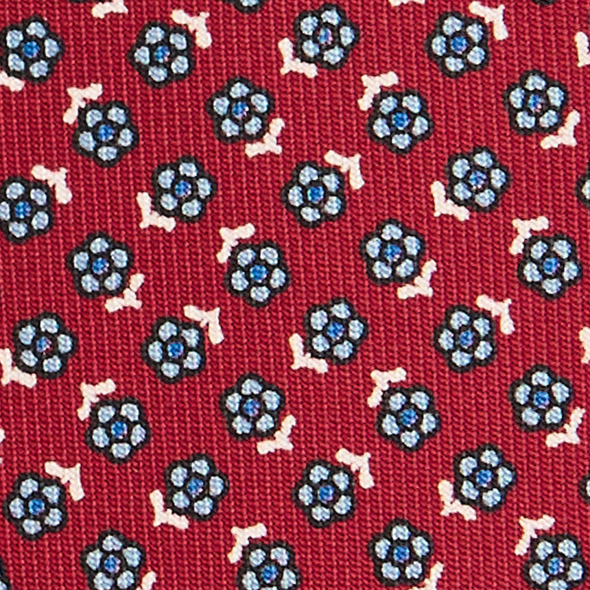 BURGUNDY SARTORIAL CLASSIC SILK TIE