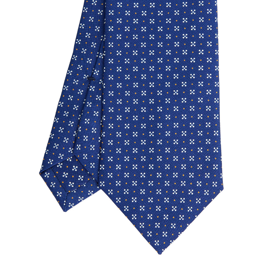 CRAVATTA SARTORIALE CLASSICA IN SETA BLU