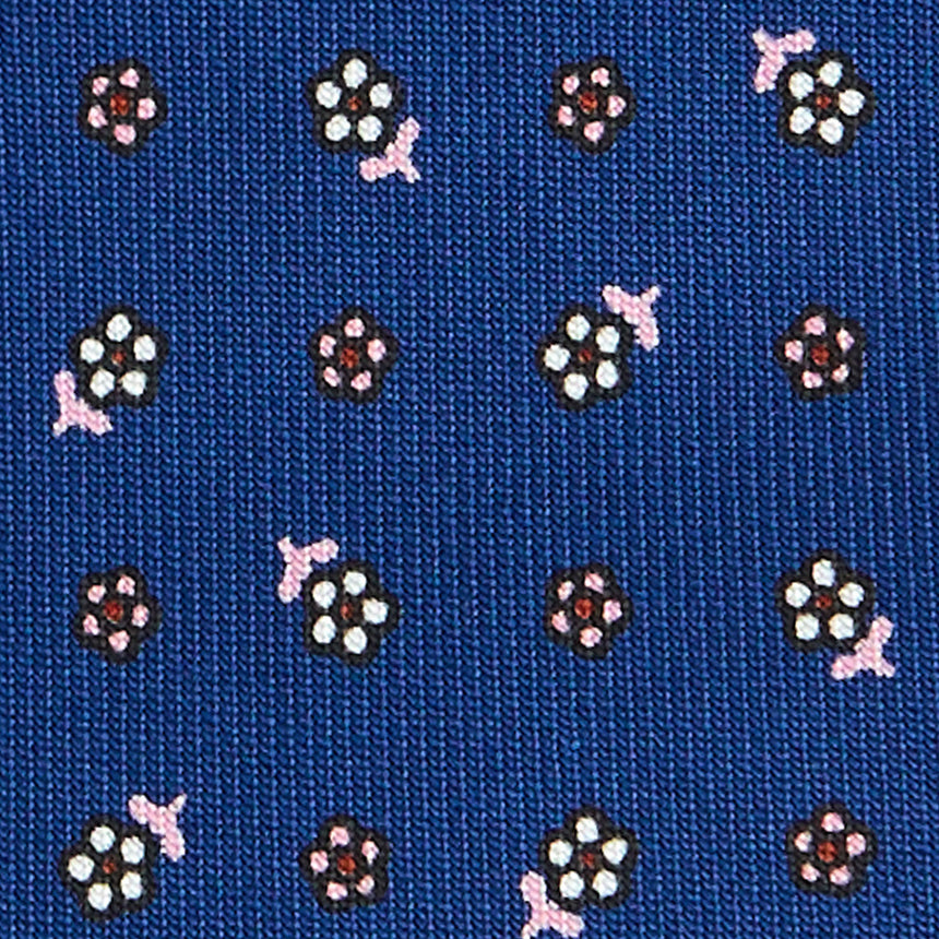 BLUE SARTORIAL CLASSIC SILK TIE